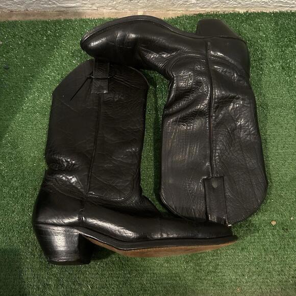 Vtg 60s 70s Frye Campus Boots Men’s 10.5‎ Brown Square Toe Black Label